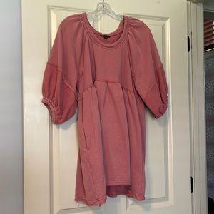 Mittoshop, Mauve Tunic/Mini Dress, Size M